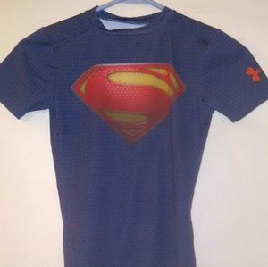 Boys underarmor  fitted short sleave shirt